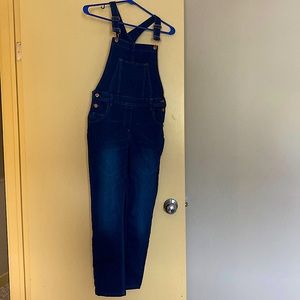 Blue overalls size 14 in girls